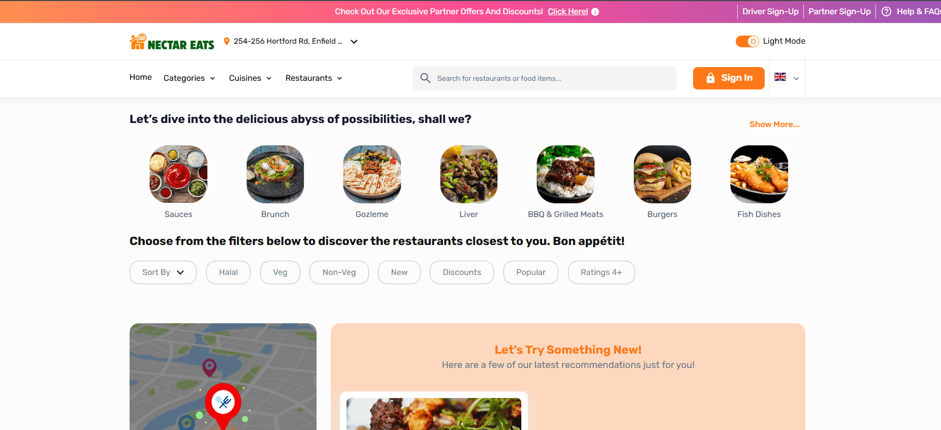 Nectareats – Food Delivery Platform