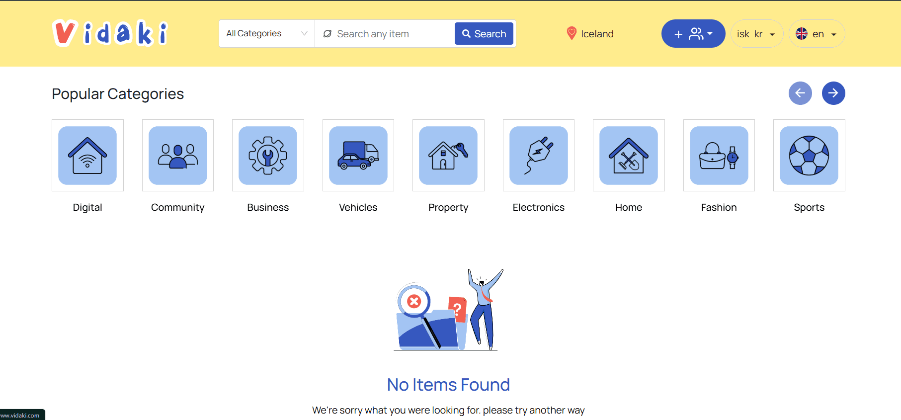 Vidaki – Reselling Marketplace